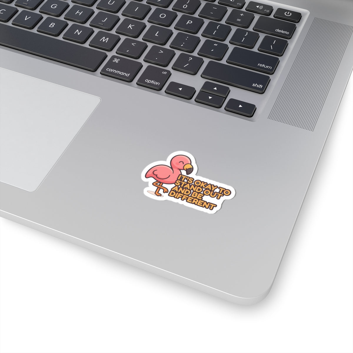 It's Okay to Stand Out | Cute Flamingo