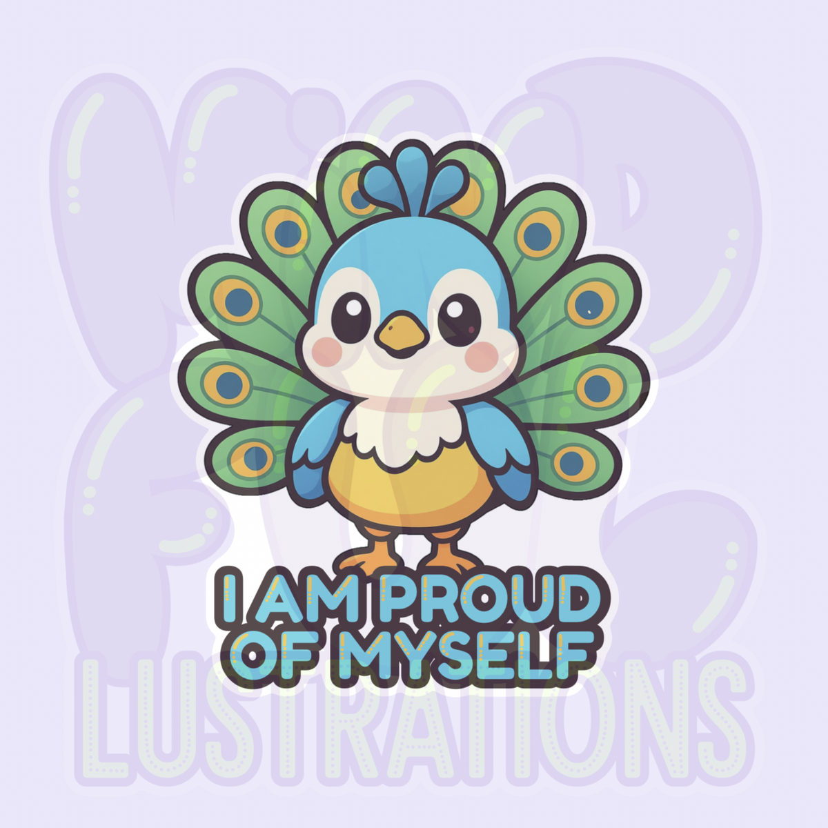 I Am Proud Of Myself | Cute Peacock