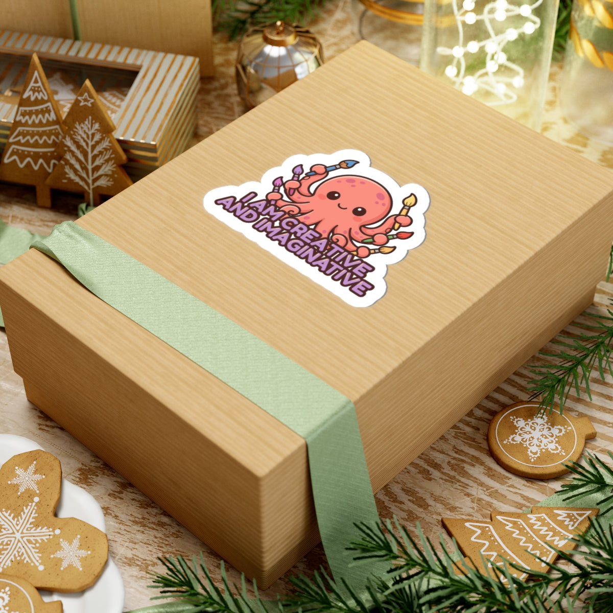 I Am Creative and Imaginative | Cute Octopus