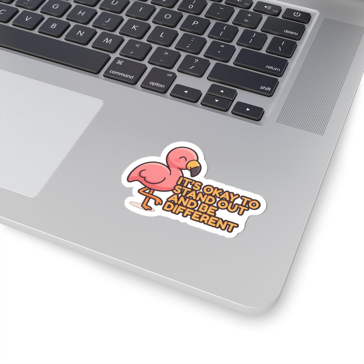 It's Okay to Stand Out | Cute Flamingo
